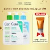 Sữa Rửa Mặt Cerave Foaming, Hydrating, Sa Smoothing Cleanser Cho Da Dầu, Khô, Nhạy Cảm 88Ml/236Ml/473Ml - Hẻm Cosmetic