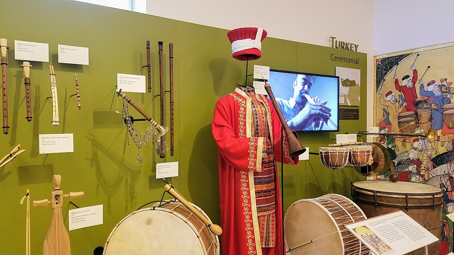 Music Instrument Museum (MIM) Geographic galleries, music instruments of Turkey