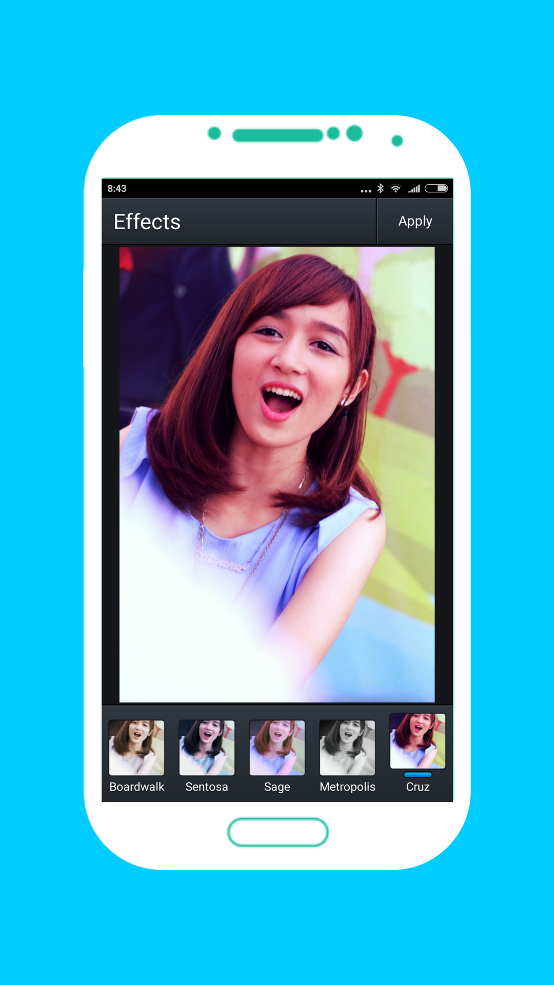 Android application Zocam Effect screenshort