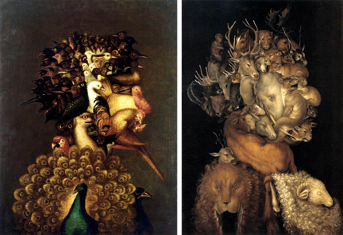 giuseppe arcimboldo four elements air and earth