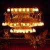 the chandelier...