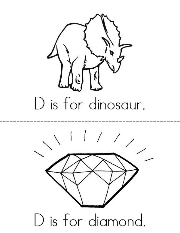 Download D is for dinosaur Book - Twisty Noodle