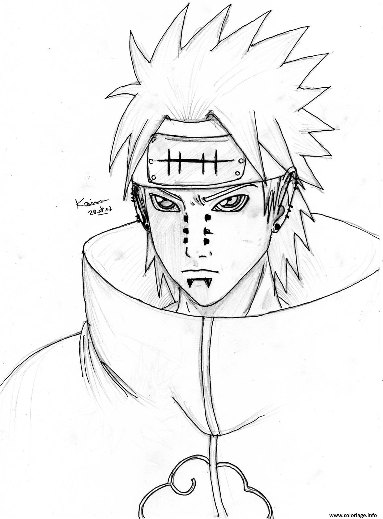 Coloriage manga naruto 120 JeColorie com Coloriage manga naruto 120 JeColorie com