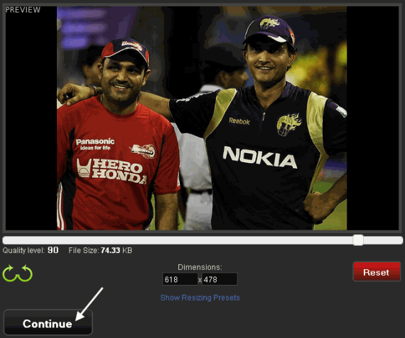 Built-in Tools for Editing Image on Imgur
