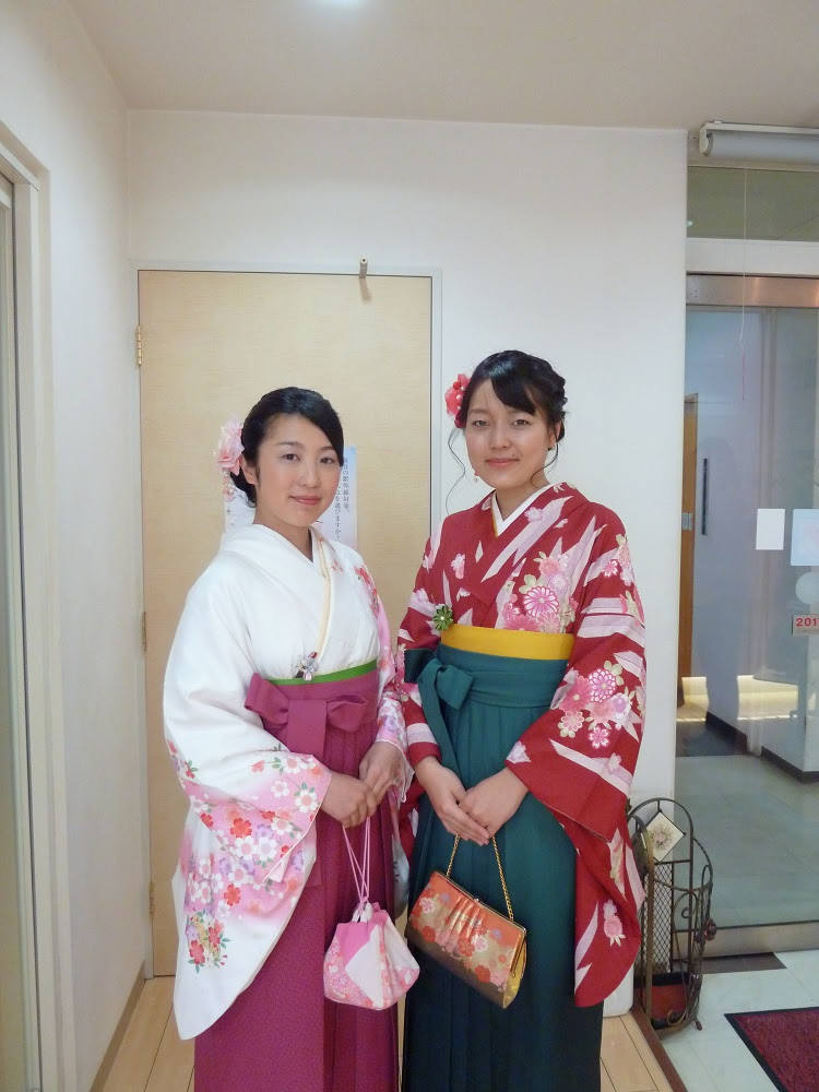 卒業式袴着付けと袴ヘアスタイル スズラン美容室