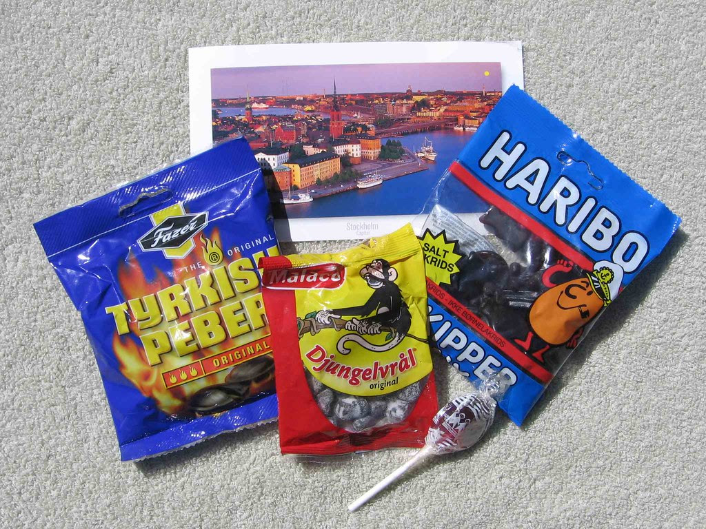 Three kinds of salty licorice from Pansar