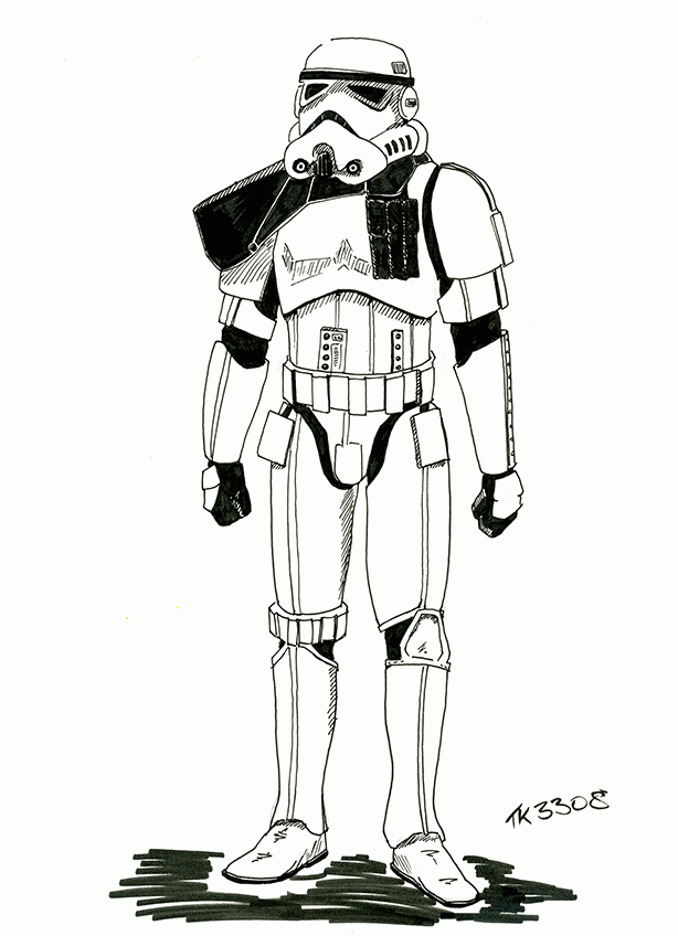 Stormtrooper Coloring Page - Coloring Home