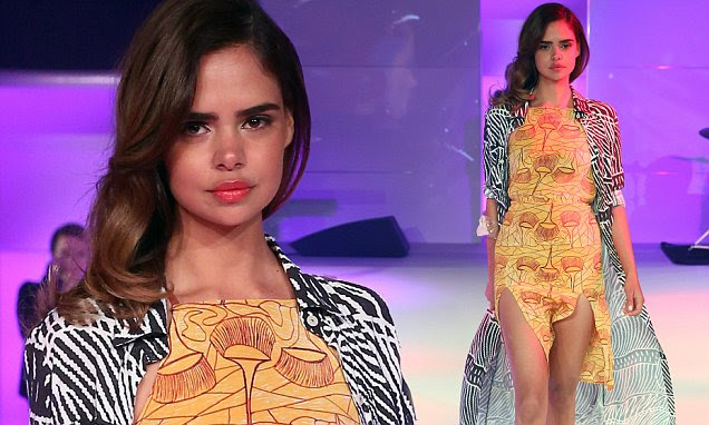 Samantha Harris in thigh-skimming frock for 30 Days Of Fashion launch 
