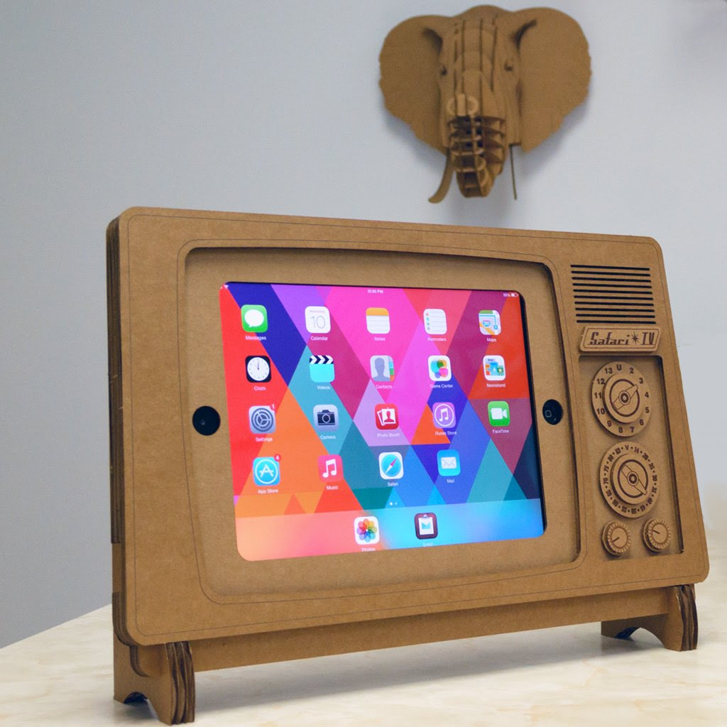 レトロでかわいいipadスタンド サファリ Tv Ipad スタンド 海外 国内のおしゃれなモノ アイデアを集めるサイト Q Ration キューレーション