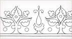 Decorative Border for Hand Embroidery: Free Pattern