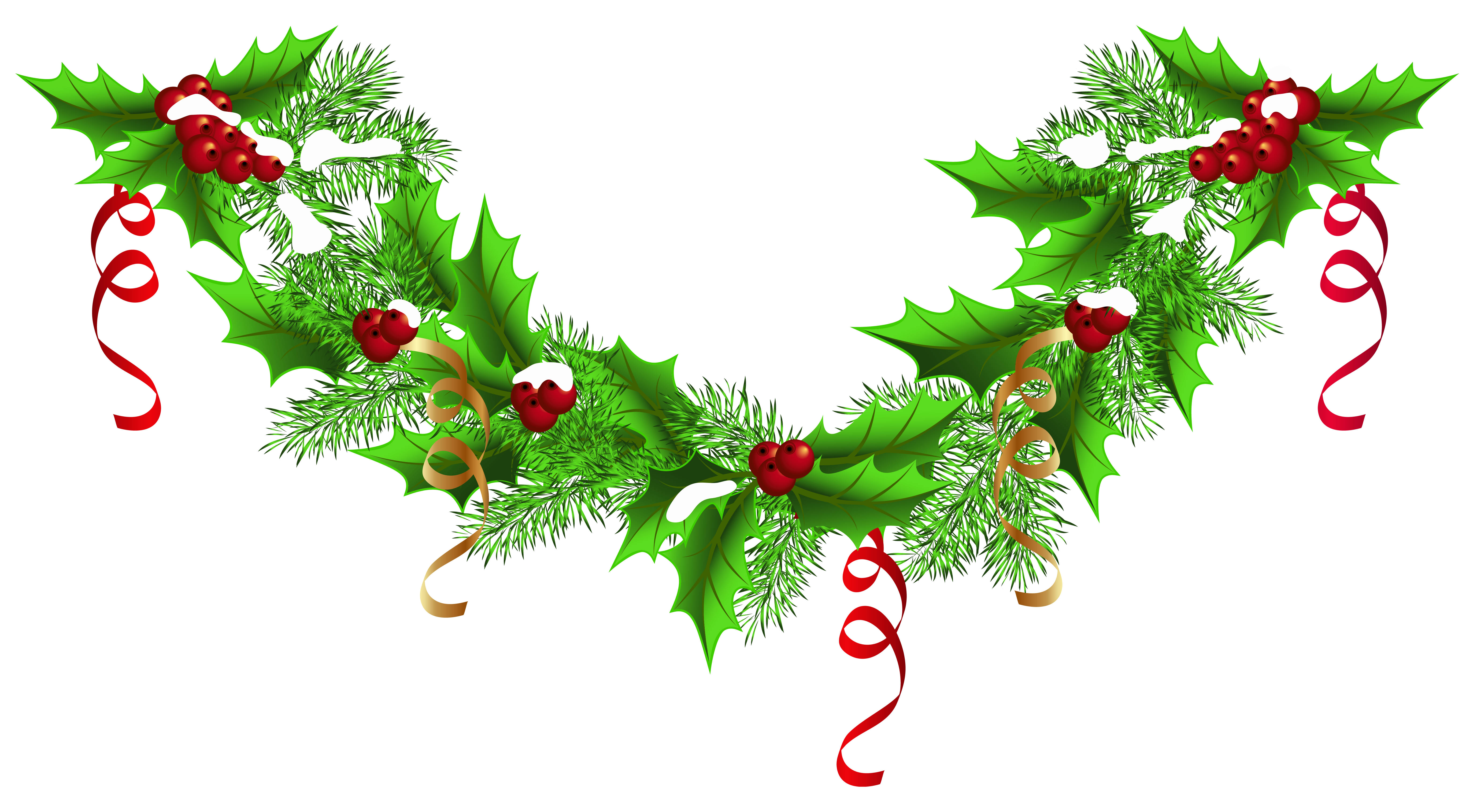 Download Christmas Garland Free Png Clip Art Library