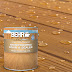 Behr Natural Deck Stain / Boot hill grey, tugboat, wood chip, chestnut, cordovan brown, and coffee.