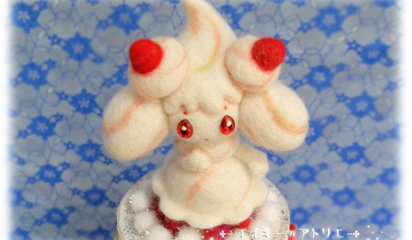 工作 クラフト ポケモンのマホイップ を作りました エイミーのアトリエ