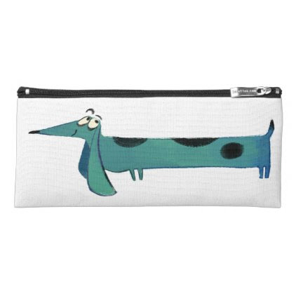 LONG BLUE DOG Pencil Case