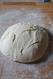 Semolina flour sourdough bread