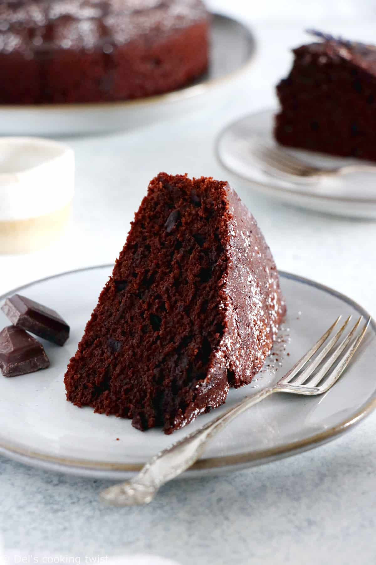 Gateau Au Yaourt Au Chocolat Et A L Huile D Olive Del S Cooking Twist