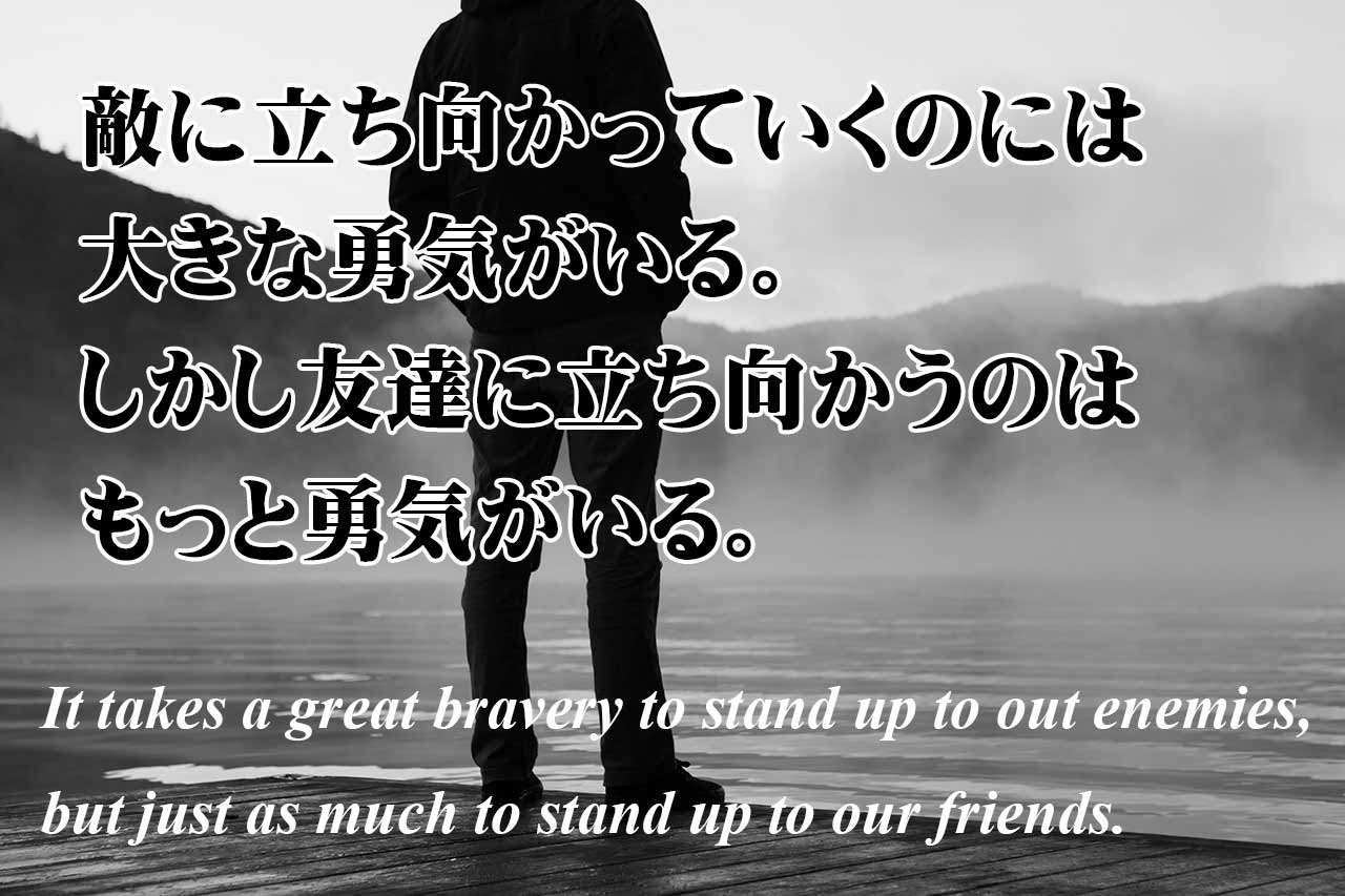敵に立ち向かっていくのには大きな勇気がいる ハリー ポッター Kotodama 心に残る名言集 言霊