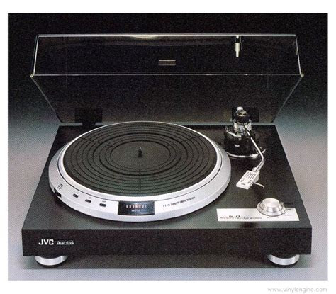 The direct drive system lets you turn the motor, and thus the platter, at a low speed. JVC QL-A7 Quartz-Locked Direct-Drive Turntable Manual