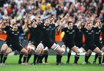 Beyonce Knowles in traditional New Zealand, Haka dance
