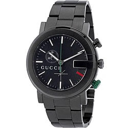 Gucci 101G Men's YA101331 Round PVD-coated Steel Watch
