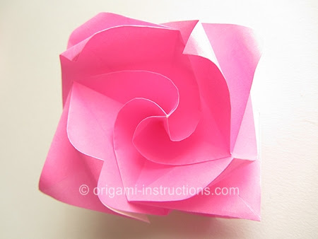 origami box rose with Easy Rose) Rose Twisty (Omuta Origami