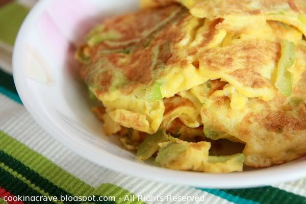 Bitter Gourd Omelet 4