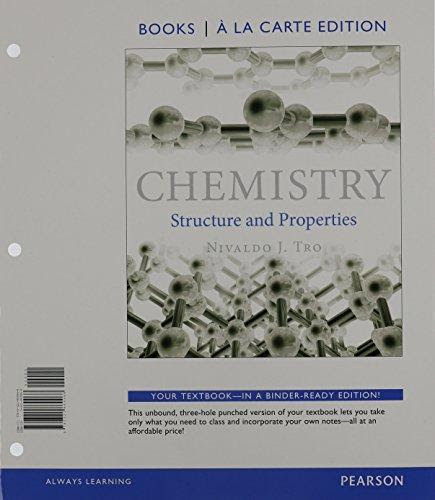 Chemistry Structure And Properties Books A La Carte Edition Modified
MasteringChemistry With Pearson EText