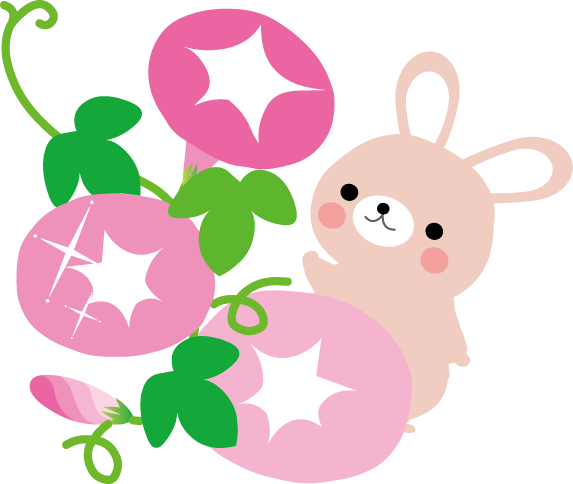 あさがお 朝顔 イラスト 無料イラスト フリー素材