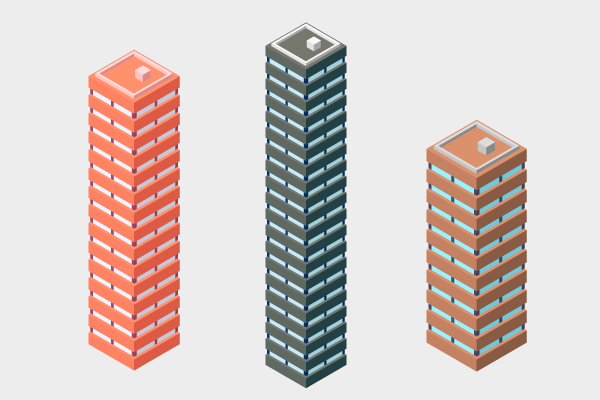 マンション 街 建物系イラスト専門サイト Town Illust