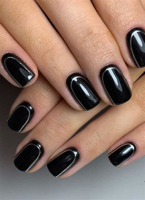 amazing black nail designs page    lily fashion style