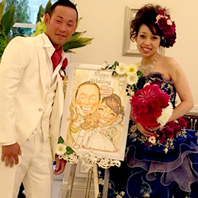 Nuovo Style 結婚式 ウェディング会場に飾りたい似顔絵ウェルカムボード サンクスボード ヌーボスタイル