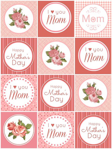 FREE} Mother's Day Cupcake Toppers/Tags - Love Bakes Good Cakes