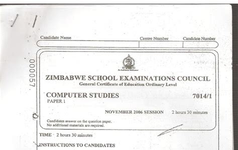 Free Download zimsec computer studies Doc PDF