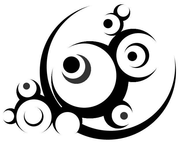 Tribal Moon Tattoo