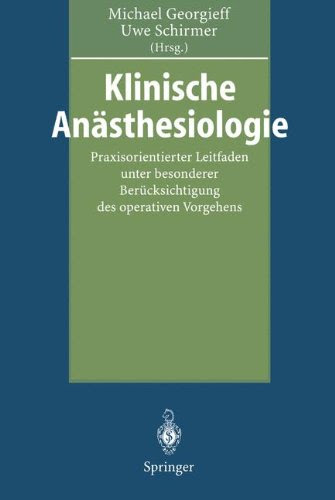 Klinische Anästhesiologie 3540573550 pdf