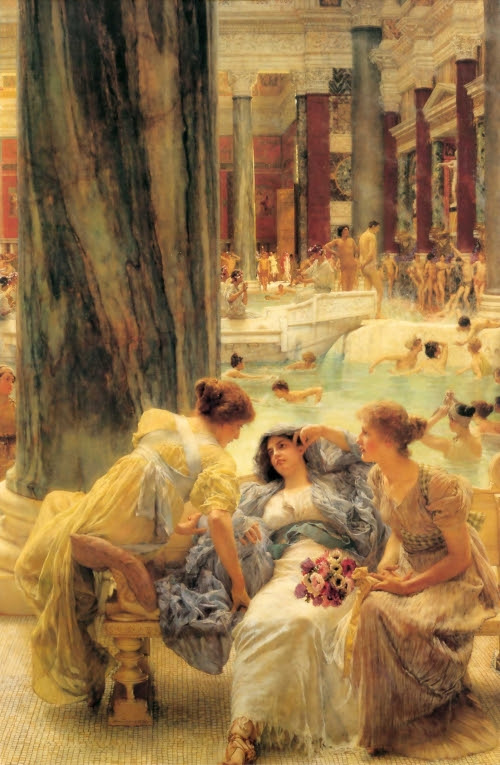 The Baths of Caracalla pintura de Alma-Tadema