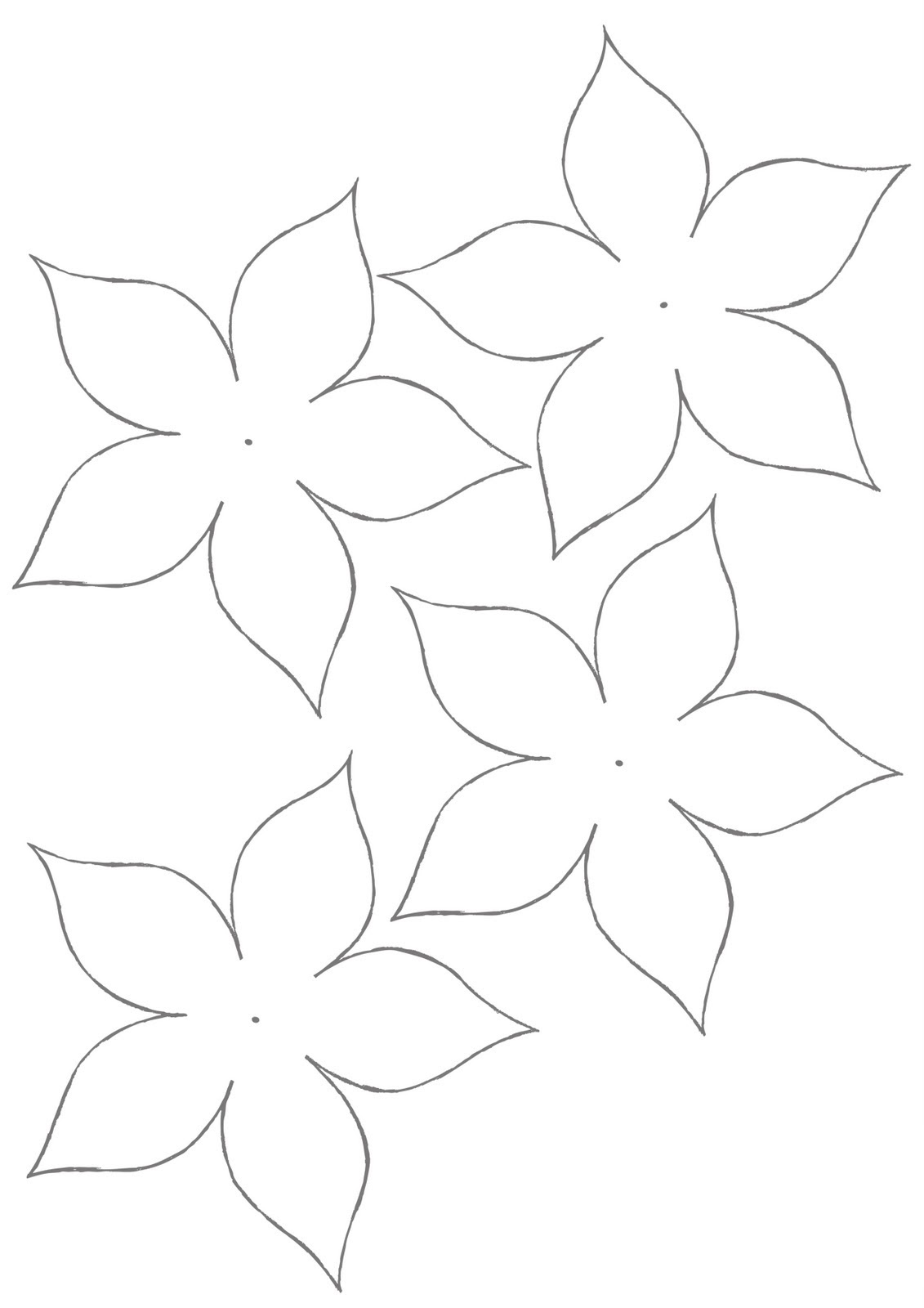 Flower Template for Children\u002639;s Activities  Activity Shelter