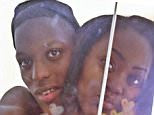 Warning: The girlfriend of father-of-one Edir 'Edson' Frederico Da Costa, 25, pictured with their son, boycotted a protest against police after his death in custody because activists planned to riot