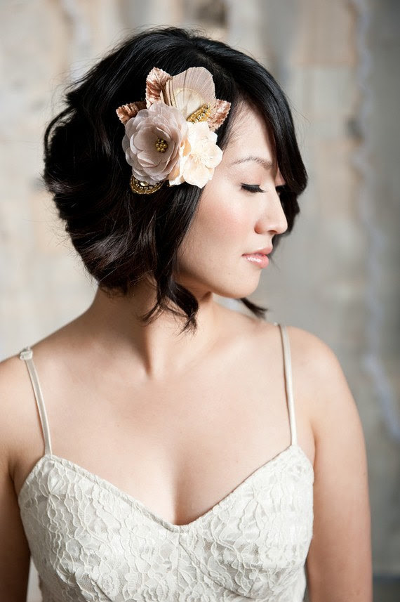 how to style short hair for weddings