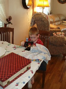 Cowboy Sewing 2