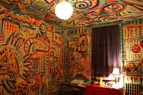 Bedroom is painted 360 degrees