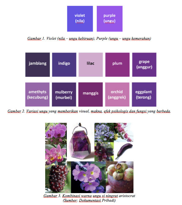 Warna UNGU dalam Emosi Warna UNGU dalam Emosi