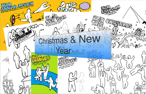 A Blob Christmas And New Year Collection