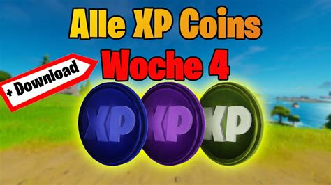 alle xp muenzen woche  fortnite kapitel  season