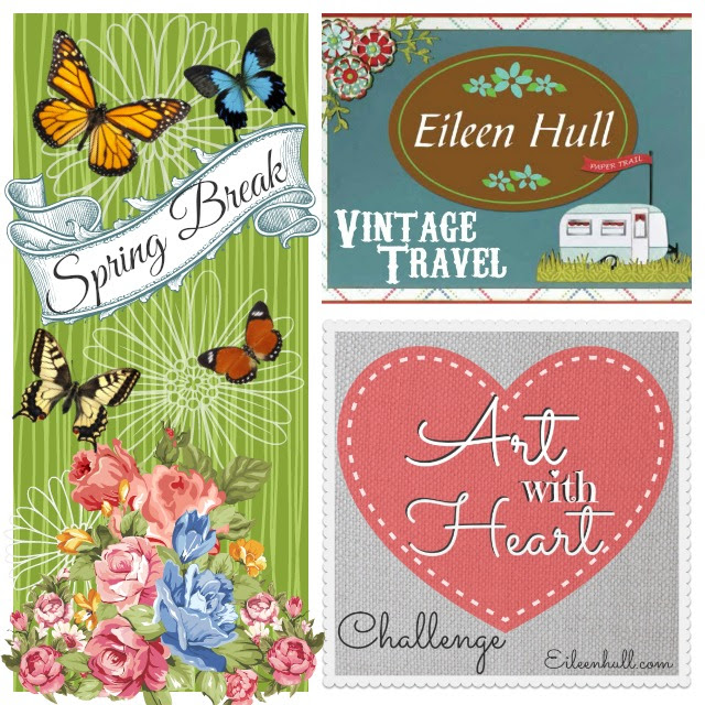 Art with Heart Challenge April "Spring Break" Sizzix Prize Pack | Eileenhull.com