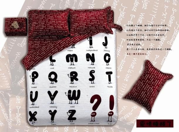 Wholesale Home Textile - Buy Modern Pattern Life Letter Cotton ...