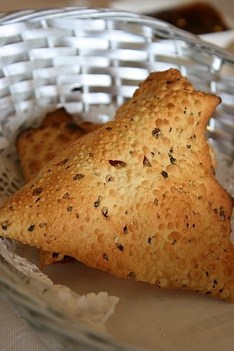 Bombay Chat that I thought was pappadum