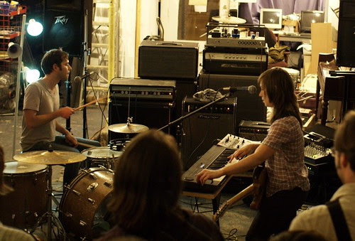 Veelee does some pretty impressive indie pop, I hadnt heard this band before seeing them, but I got a copy of their demo so expect to hear them on WKNC soon.