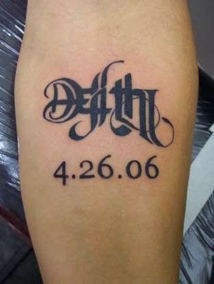 life and death ambigram
