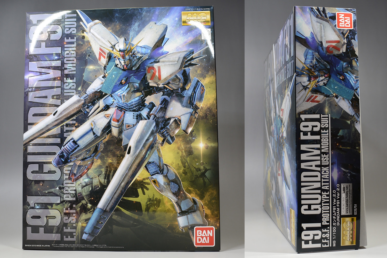 Mg ガンダムf91 Ver 2 0のパッケージ ランナー レビュー ガンダムブログはじめました